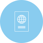 Graphic of a passport